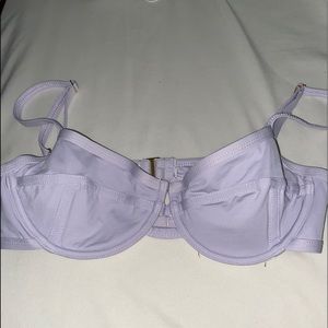 Purple bathing suit top